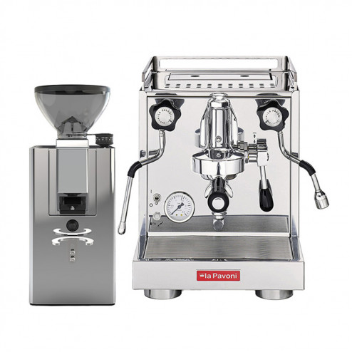 La Pavoni New Cellini Classic & New Kube Mill Cromo