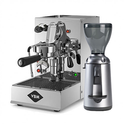 Vibiemme Domobar Inox & Nuova Simonelli Grinta AMMT Krom