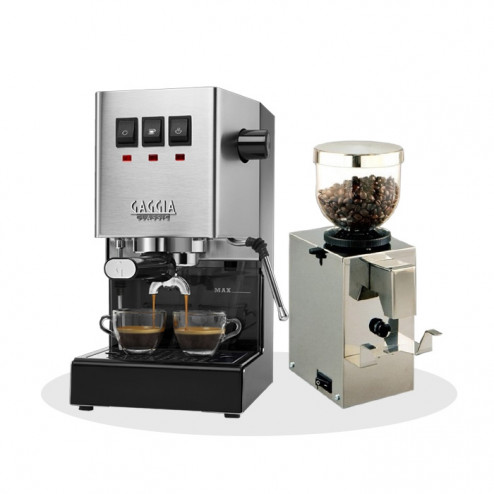 Gaggia Classic Evo Pro + Isomac Macinino Professionale