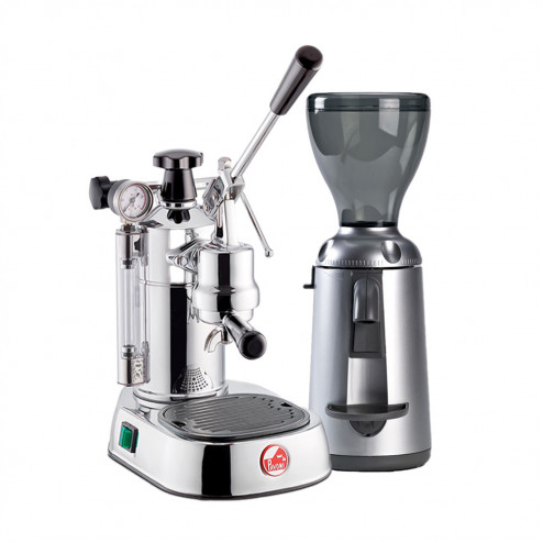 La Pavoni PL LPLPLQ01EU & Nuova Simonelli Grinta AMMT Krom