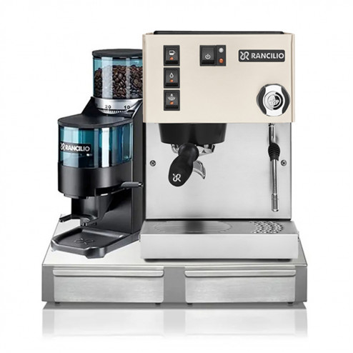 Rancilio Silvia V6 Vit + Rancilio Rocky D Svart + Rancilio BS50