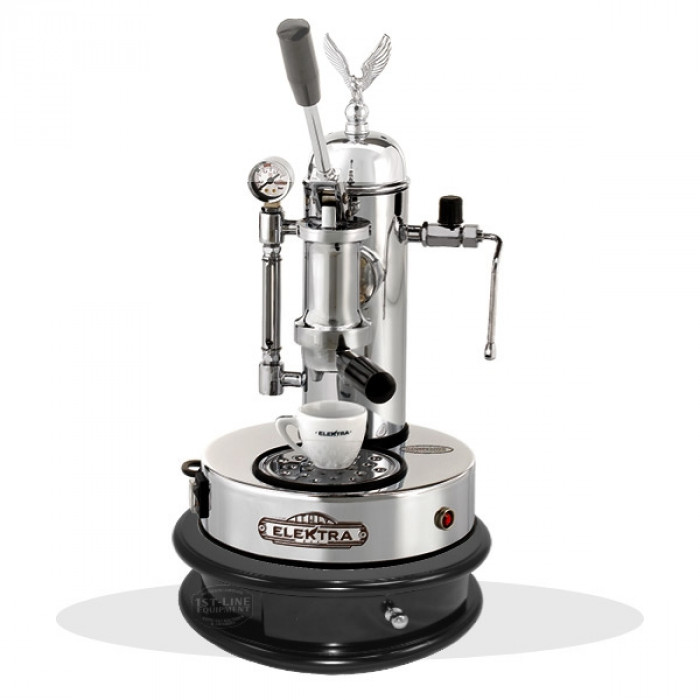 Elektra Micro Casa Lever S1C Chrome & Base SBN Caffè Italia