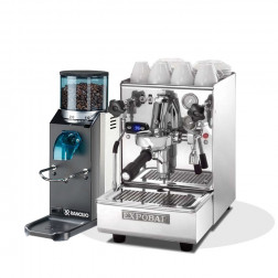 Expobar Brewtus IV Leva Dubbel Värmepanna Vibrationspump & Rancilio Rocky SD