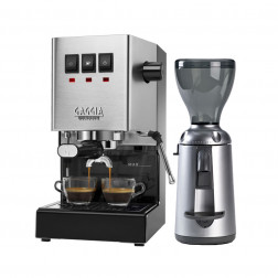 Gaggia Classic Evo Pro & Nuova Simonelli Grinta AMMT Krom