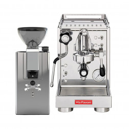 La Pavoni Mini Cellini Classic & New Kube Mill Cromo