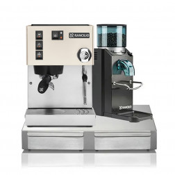 Rancilio Silvia V6 Vit + Rancilio Rocky SD Svart + Rancilio BS50