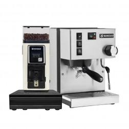 Rancilio Silvia V6 E & Rancilio Stile SD Vit & Rancilio Knock Box